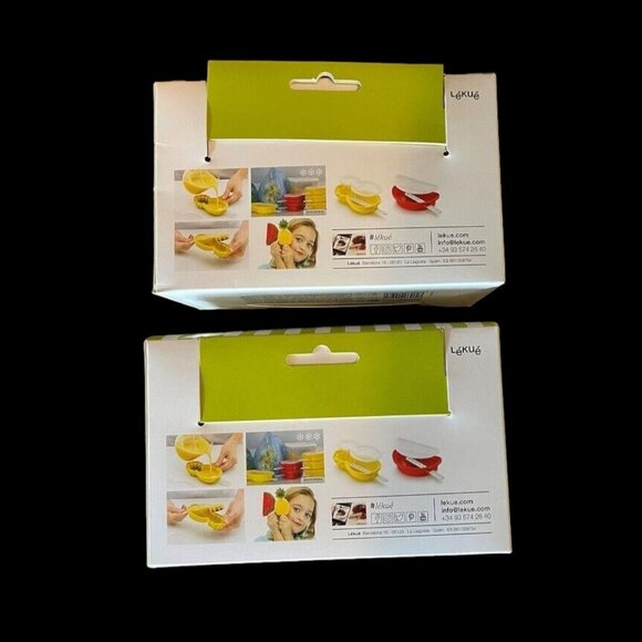 Lekue Tropical Fruit Ice Cream Molds Set of 8 -Colorful & Fun Treats! New In Box - Picture 3 of 7